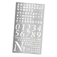 thumbnail image 4 of KLKCMS Metal Journal Stencil Drawing Stencil for Diary Monthly Spread Habit Tracker Style B, 4 of 8
