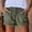 Green, variant on Babysbule Womens Jeans Womens Pocket Jeans Denim Pants Female Tassel Bandage Bottom Casual Shorts