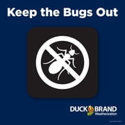 (4 pack) Duck Brand 86 in. x 39 in. Hands-Free Magnetic Mesh Screen Door