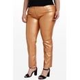 thumbnail image 1 of Pantalón de vinipiel Roman Fashion /Tallas Extras, 9505 (Dorado) dorado 40, 1 of 6