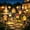 6 pcs, variant on Solar Fairy-Tale Mushroom House Lights Cottage Garden Stake Lights, Resin Mushroom Cottage Figurine, Waterproof LED Mushrooms House Statue Lamp, Outdoor Landscape Pathway Yard Patio