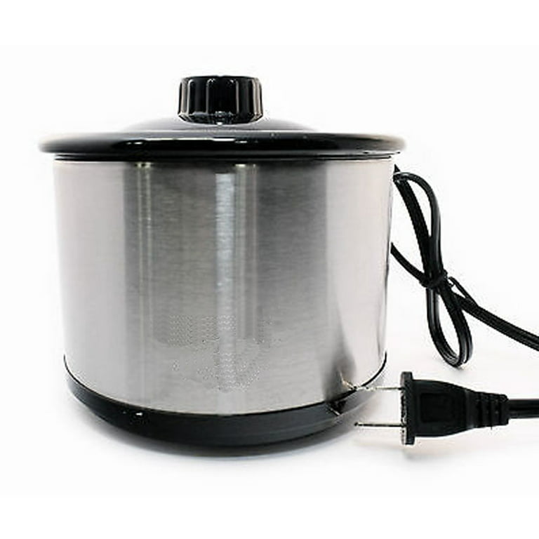  Crock-Pot 16-Ounce Little Triple Dipper Slow Cooker, Silver and  Black, SCRMTD307-DK: Slow Cookers: Home & Kitchen