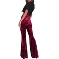 thumbnail image 3 of Txlixc Pantalones de campana de terciopelo para mujeres Txlixc moda, 3 of 7