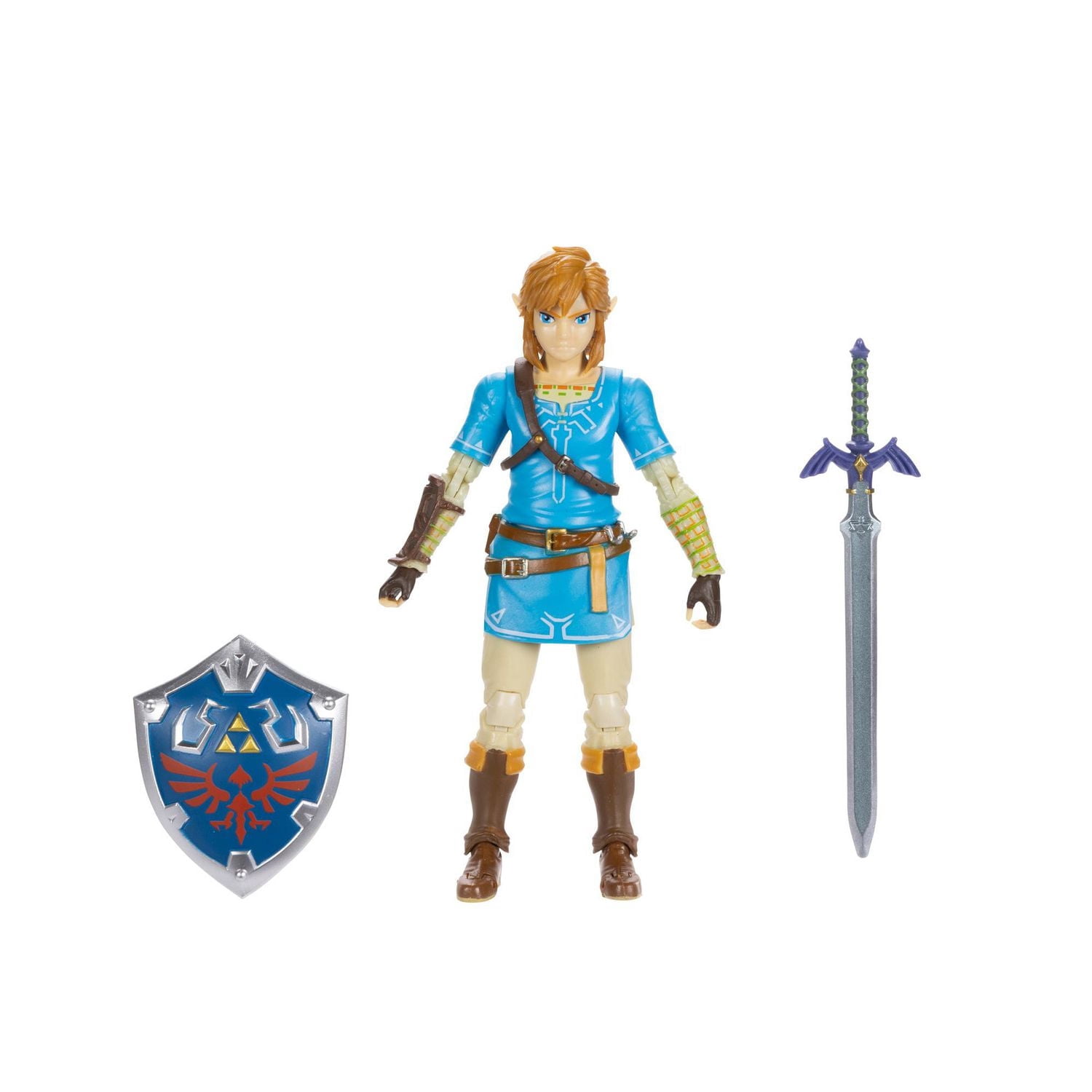 Figurine Nintendo de 4 pouces – Link avec l’Épée maîtresse et Bouclier