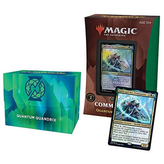Magic The Gathering Strixhaven Commander Deck Quantum Quandrix (Blue-Green)