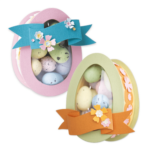 Easter Egg Box Metal Cutting Dies Data Slimline Essentials Scrapbooking Stencil for DIY Handmade Card Crafts