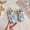 Silver, variant on Toddler Girls Sandals Soft Rubber Sole Closed-Toe Non-Slip Shoes Summer Walkers Shoes for Kid