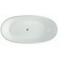 thumbnail image 2 of Eviva Sarah Free Standing 67" Acrylic Bathtub, 2 of 4