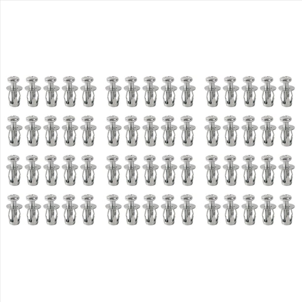 60 Piezas Tuercas Jack M5X25 Tuercas de PéTalo de Tornillo de Metal de Coche con Tornillo para Piel de Hierro de Pared Hueca