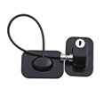 thumbnail image 1 of Limitadores de ventana con cable de bloqueo de seguridad, no se requieren tornillos para evitar daños y proteger la caja fuerte., 1 of 5