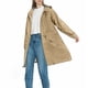 thumbnail image 2 of Chaqueta impermeable impermeable a prueba de viento de longitud media con cremallera impermeable y capucha para mujer, 2 of 6