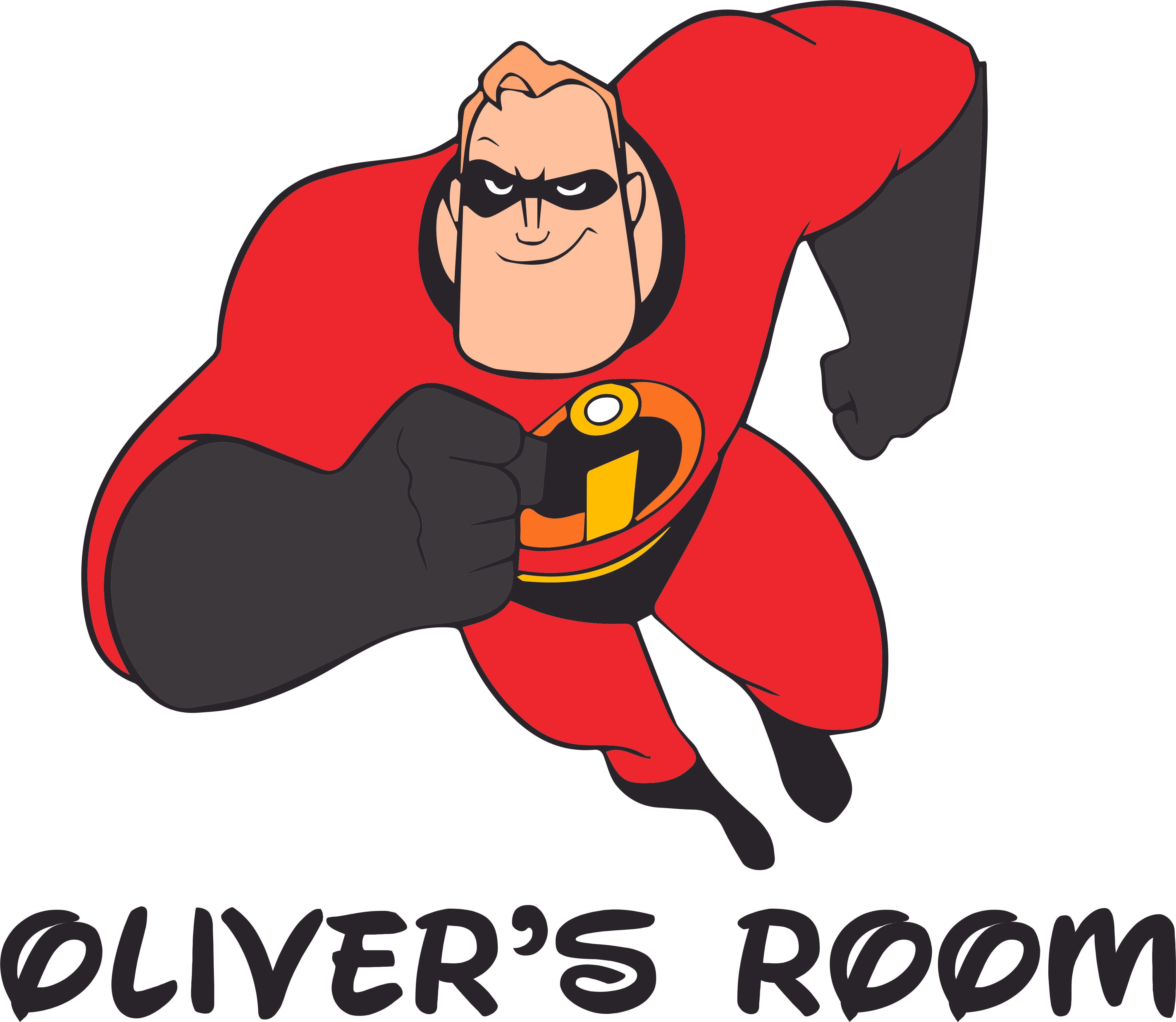 The Incredible Dad Mr. Incredible Customized Wall Decal - Custom Vinyl ...