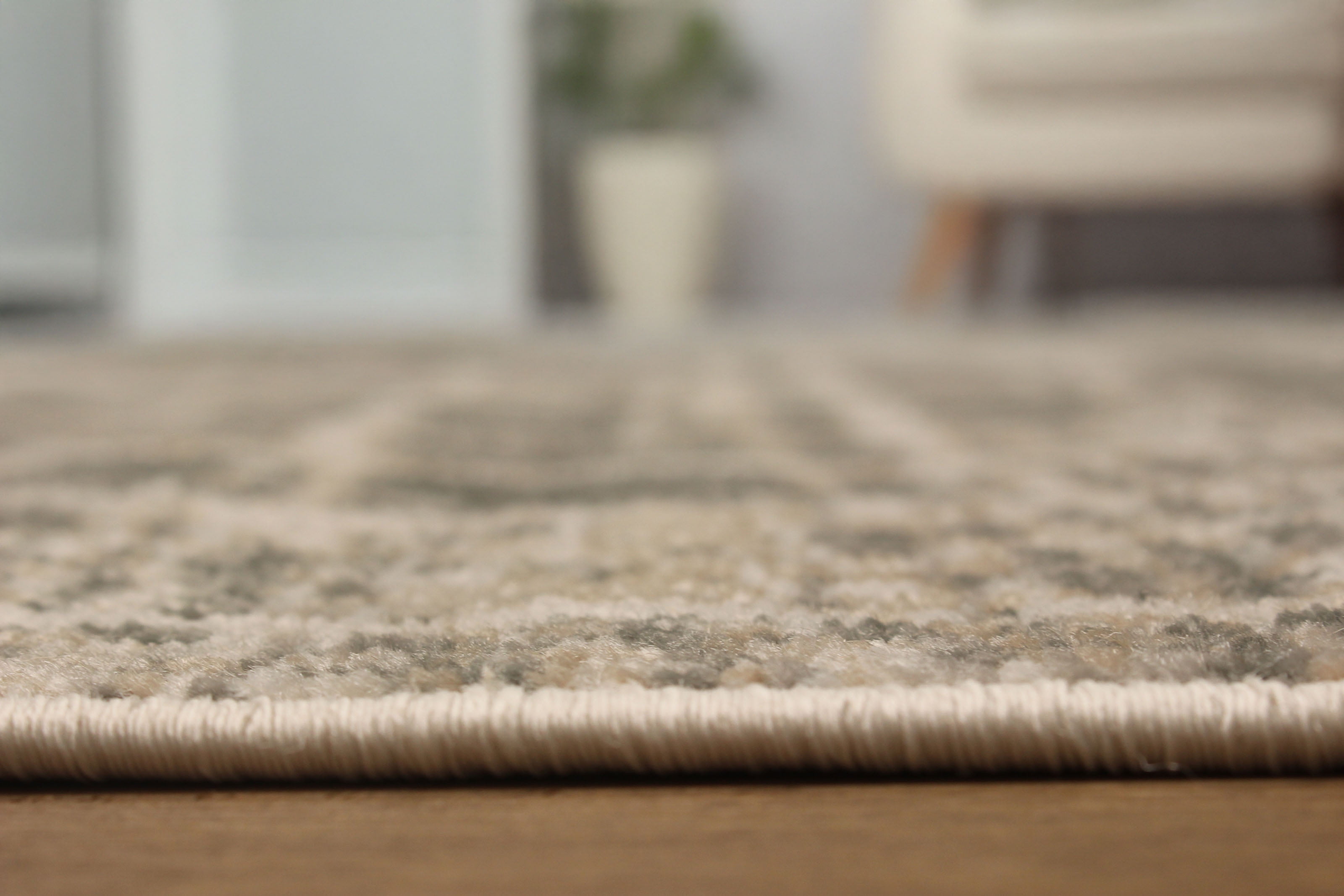 ECARPET Lattice Contemporary/Modern Area Rug for Living Room, Bedroom, Dining Room, Entrance, Hallway and More.