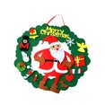 thumbnail image 3 of Árbol de Navidad de fieltro DIY Adornos de Navidad desmontables para colgar en la pared para decoraciones de hogar para niños Toddle, C Jumpingount HA000422-03B, 3 of 7
