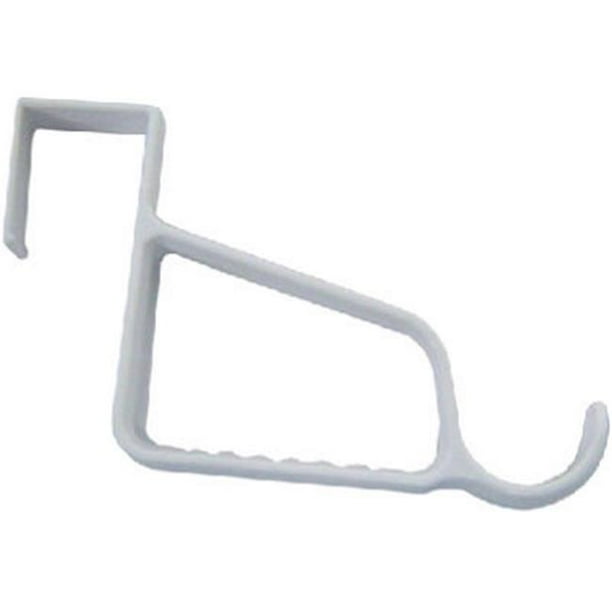 16301 White Plastic Over The Door Hanger Valet