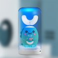thumbnail image 3 of Cepillo de dientes eléctrico sónico en forma de U para niños y adultos, blanqueador dental, carga USB, temporizador inteligente de 360 grados, cabezal de cepillo de dientes de silicona, 3 of 5
