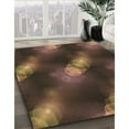 thumbnail image 3 of Ahgly Company Machine Washable Indoor Round Transitional Light Brown Area Rugs, 8' Round, 3 of 7