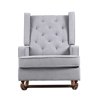 Sunisery Convertible Rocking / Stationary Chair 2 Types Removable Legs Sofa