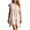 Cover Up # Beige, variant on Summer Tops Short Sleeve Woven Chiffon Dress Floral Crochet Trim Round Neck Tassel Fringe Edge Loose Beach Kaftan Tunic