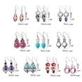 thumbnail image 3 of NGHnuifg New Set Of Earrings Opal Earrings Drop Diamond Gradient Pair Bohemian Ear Clips Star Dangle Earrings Multiple Earrings Set for Women Womens Earrings Dangling Trendy, 3 of 9