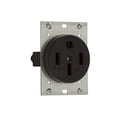 thumbnail image 2 of Flush Mount 50A 125/250V Power Receptacle, Black, 2 of 3