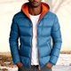 thumbnail image 1 of Ceisia Men Solid Color Hooded Cardigan Jacket Warm Casual Long Sleeve Pocket Parka Gift, 1 of 5