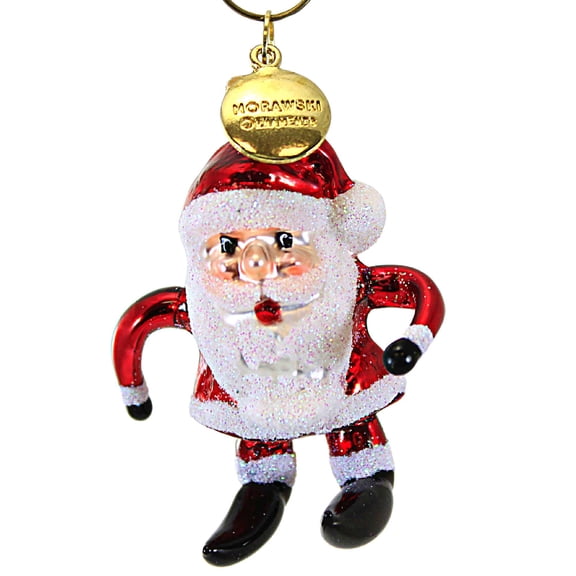 Morawski Mini Santa Claus - 1 Glass Ornament 2.5 Inch, Glass - Ornament Saint Nick Christmas 21209