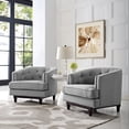 thumbnail image 1 of Modway Coast Armchairs Set of 2, Light Gray, 1 of 6