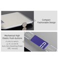 thumbnail image 4 of TFixol Portable Digital Scale Mini Digital Kitchen Scale Professional Accurate Electronic Scale Precision Balance 10kg*1g DH-2012, 4 of 7