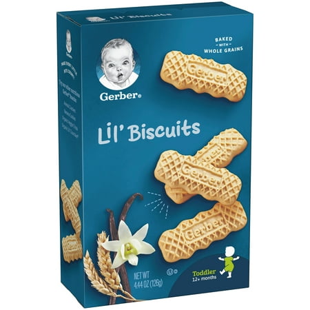Gerber Lil' Biscuits, Vanilla Wheat, 4.44 oz
