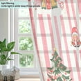 thumbnail image 4 of Yayeee Window Curtains Set of 2 for Living Room Light Filtering 63"x42", White Gingerbread Houses, 4 of 7