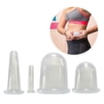 thumbnail image 2 of Mini taza ventosa de vacío tazas de masaje conjuntos de ventosas faciales para el cuerpo y la cara, relajación, Anti-envejecimiento, Anti-celulitis - Claro (4 juegos) Zulema Aspiración de silicona al vacío, 2 of 7