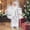 #LL New--White, variant on Christmas 12 Inch Cute Santa Claus Doll Standing Posture Santa Claus Doll Window Decoration