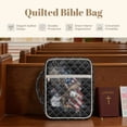 thumbnail image 6 of ZUXONGSY American Flag Eagle Print Bible Cover for Women Sturdy Bible Carrier Portable Carrying Book Case with Handle Journal Case for Christian, 6 of 7
