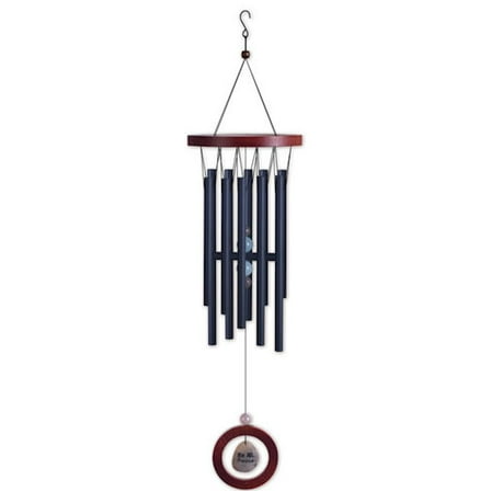 Sunset Vista Designs 086251 - 28" Navy Peace Stone Chime Wind Chime