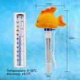 thumbnail image 3 of Termómetro flotante para piscina, termómetro de temperatura del agua con cordón y desayuno para todas las piscinas exteriores e interiores, spas, acuarios, estanques de peces Jacuzzi (corvina amarilla pequeña) Sailing  Electrónica, 3 of 5