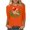 Orange, variant on Orange Shirts for Women T-Shirts for Women Ladies' Orange Shirt Japanese Fashion Printed Round Neck 3/4 Sleeve T-Shirt Loose Top Womens Fashion Tops Wear Orange T-Shirt