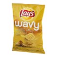 Lay's Wavy Roasted Garlic & Sea Salt Flavored Potato Chips, 7.75 Oz