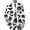 Grey, variant on toraway Suit for Men Slim Fit Men's Fashion Casual Buckle Printed Single Fashion Soft Work Formal Warm Casual Soft Suit L