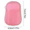 thumbnail image 3 of Vikudy Bath Supplies Hand Sanitizer Paper 40 Pieces of Disposable Hand Soap Paper Portable Travel Hiking Washing Hand Bath Toiletry Paper Soap Sheets, 3 of 8