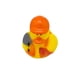 thumbnail image 4 of Patos de goma geniales (2 "") tamaño estándar. (Paquete de 12) lindos juguetes de piscina para bañera de pato. (Patos de goma de construcción), 4 of 5