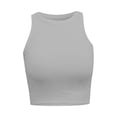 thumbnail image 4 of MEICHEN Short Tops Solid Women's Vest Color Sleeveless Tank Neck Round Women's Blouse Summer Fall Essentials Fashion Clothes, 4 of 4