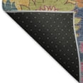 thumbnail image 5 of Addison Rugs Chantille Indoor/Outdoor Transitional Floral Navy Machine Washable Round Rug, 8' x 8', 5 of 8
