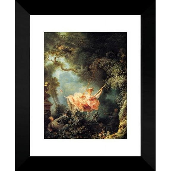 The Swing 20x24 Framed Art Print by Fragonard, Jean Honore