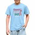 thumbnail image 3 of Juslio Boys Letter Pattern Shirts Comfortable Breathable Crew Neck, Casual Short Sleeved Tops T Shirts Sizes 2-18, 3 of 9