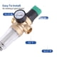 thumbnail image 3 of Reductor De Presión De Agua, Conector G1 G1/2 Válvula Reductora De Presión De Agua A Prueba De Congelación Fácil De Instalar Para Reemplazo, 3 of 7