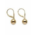 thumbnail image 2 of PalmBeach Jewelry Ball Drop Earrings in 14k Gold, 2 of 4