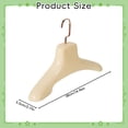 thumbnail image 4 of Fabric Storage Organizer Wide Shoulder Coat Hanger for Overcoat Beige Plastic Household Clothes Hanger with Multi Function Design for Closet Organization and Heavy Jackets Bedding Storage,Closet Orga, 4 of 9