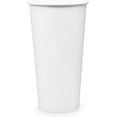 thumbnail image 2 of Diska NuLife 20 oz Kraft Paper Cups, White Disposable Paper Coffee Cups, Unbleached Paper Cups for Hot/Cold Beverage Party Home Office (50 Pcs), 2 of 5