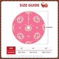 thumbnail image 4 of Bingfone Christmas Tree Skirt Mat Christmas Decoration Interior 48"-Cartoon Pigs And Hearts, 4 of 8